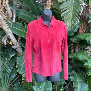 Express genuine suede Shacket